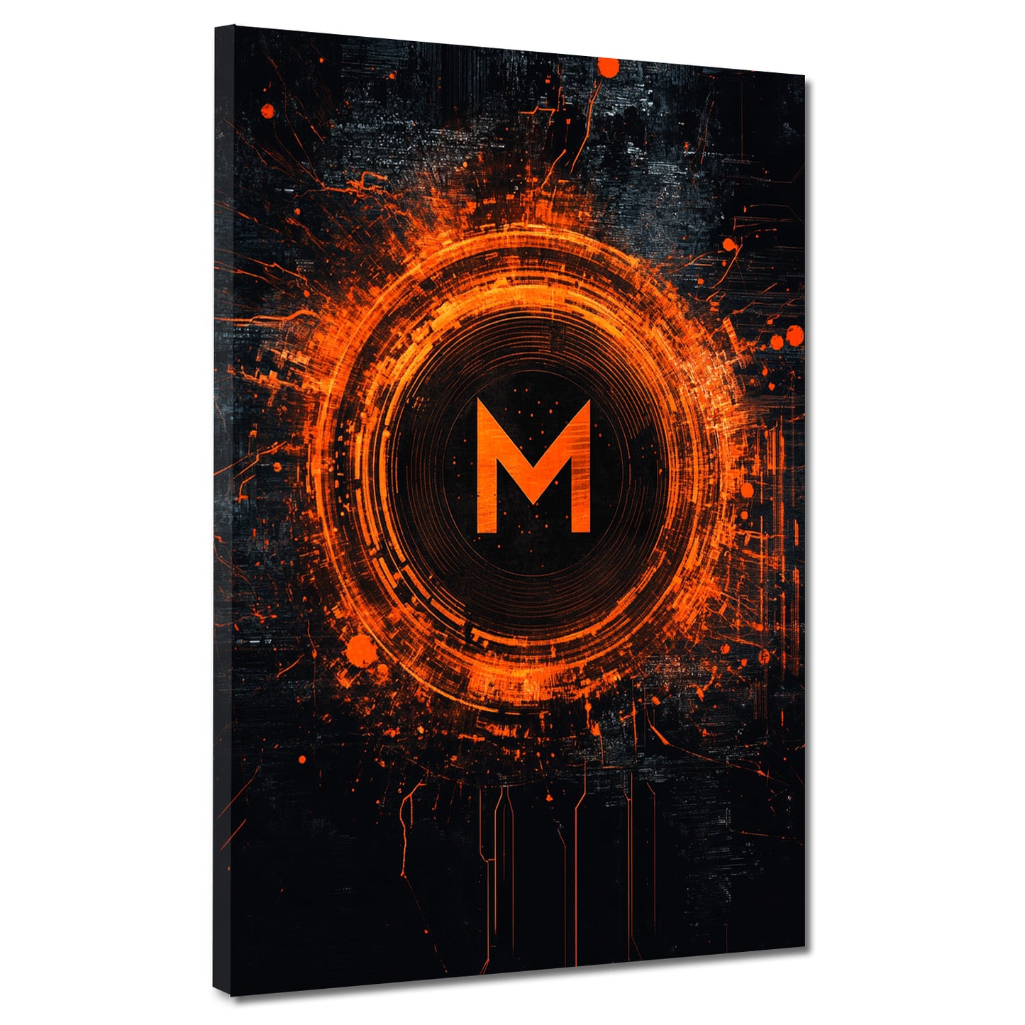 Wandbild Kunstwerk Digital Art Cyber Look Energie modern