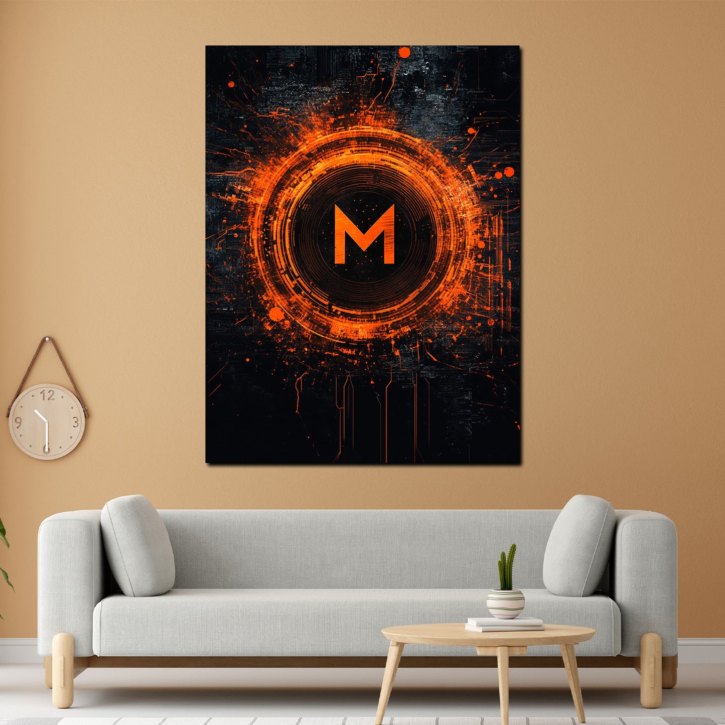 Wandbild Kunstwerk Digital Art Cyber Look Energie modern