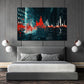 Wandbild Kunstwerk Börse modern