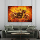 Motorrad Vintage Retro Wandbild Kunstwerk
