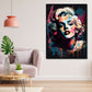 Wandbild Kunstwerk Pop Art Colour  Beautiful Marilyn Monroe