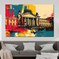 Pop Art Berlin Reichstag Gebäude Farbe Wandbild Kunstwerk