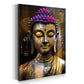 Pop Art Buddha Figur innere Ruhe Farbenpracht Wandbild Kunstwerk