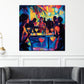Wandbild Kunstwerk Pop Art Cocktailbar Frauenabend Drinks lebendig bunt