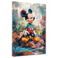 Wandbild modern Pop Art Comic Maus bunte Farben