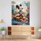 Wandbild modern Pop Art Comic Maus bunte Farben
