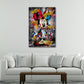 Pop Art Minnie Style mit Spraydosen und lebhaften Details Wandbild Kunstwerk