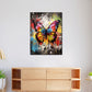 Pop Art Schmetterling Splash Wandbild Kunstwerk