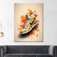 Wandbild Kunstwerk Pop Art Schuh Colour Splash, Street Art