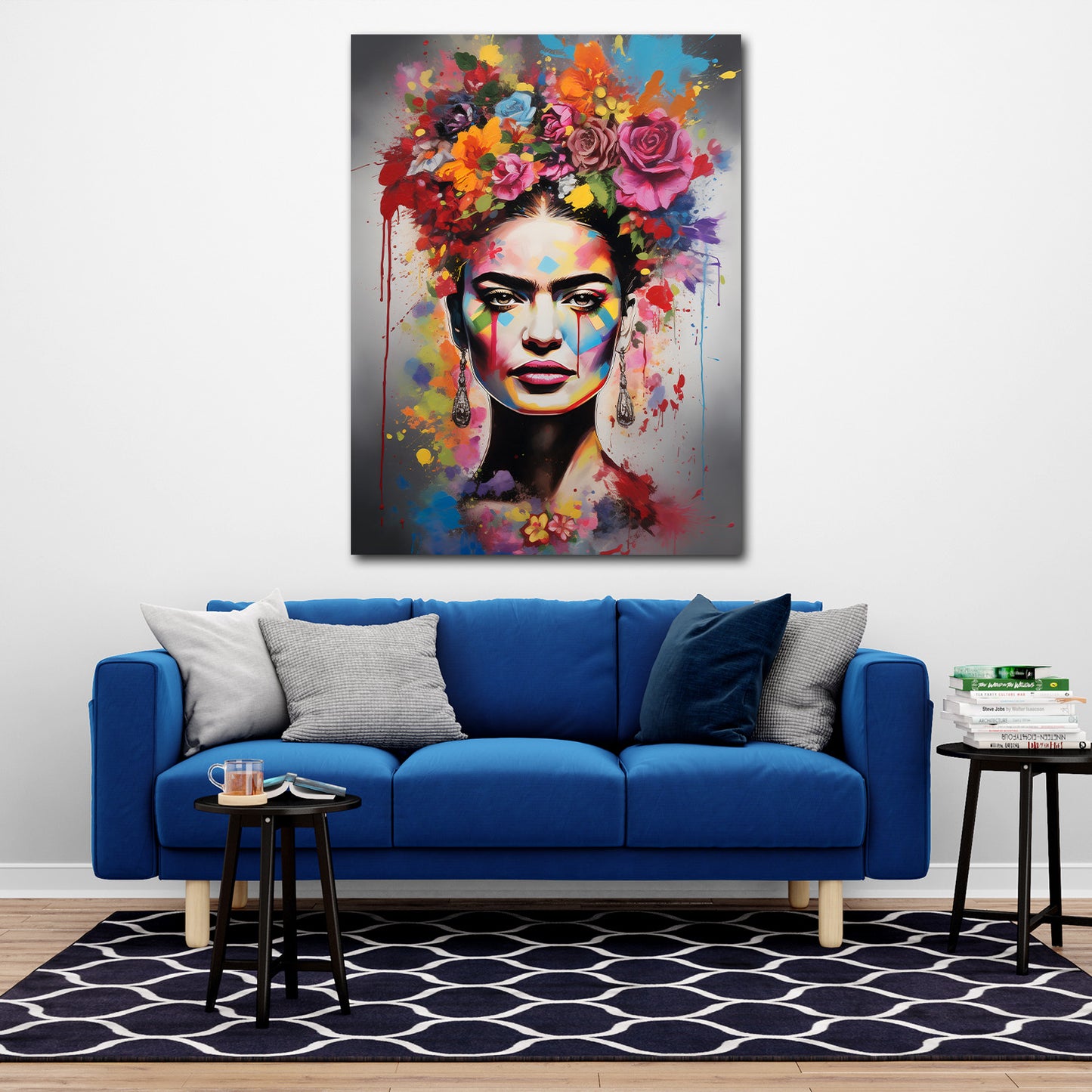 Pop Art abstrakt Frida Wandbild Kunstwerk