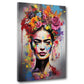 Pop Art abstrakt Frida Wandbild Kunstwerk