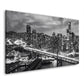 San Francisco Bay Bridge, Kalifornien, USA, schwarz-weiß Wandbild Kunstwerk