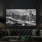 San Francisco Bay Bridge, Kalifornien, USA, schwarz-weiß Wandbild Kunstwerk