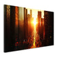 Städte New York Sonnenuntergang Architektur modern Wandbild Kunstwerk
