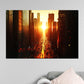 Städte New York Sonnenuntergang Architektur modern Wandbild Kunstwerk
