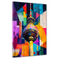 Wandbild Kunstwerk Städte Pop Art Berlin Fernsehturm Farbe Geometrie