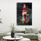 Street Art Cola Flasche Graffiti Style Wandbild Kunstwerk
