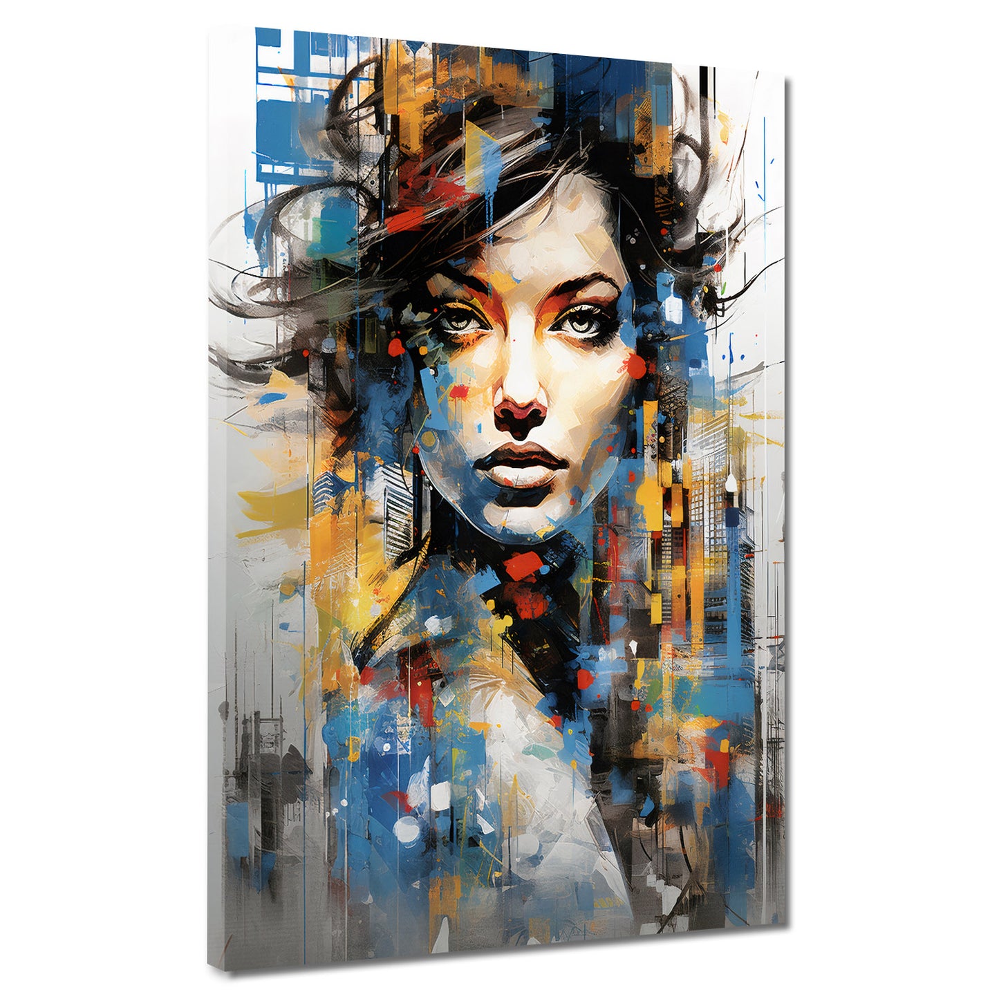 Pop Art Street Art Frau Style Wandbild Kunstwerk