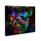 Pop ArtStreet Art Hund mit Sonnenbrille Wandbild Kunstwerk