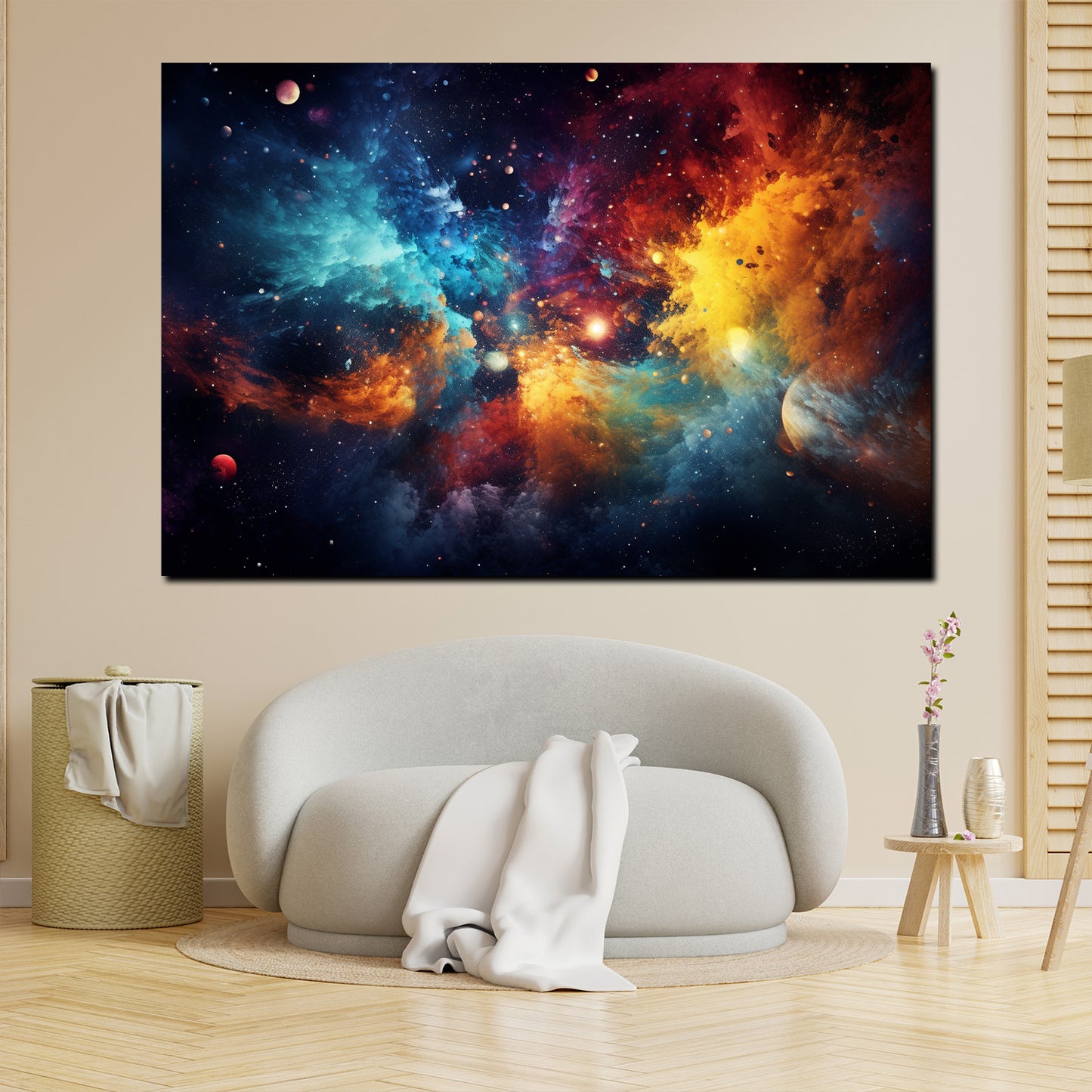 Weltraum Abstract Style Wandbild Kunstwerk