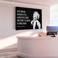 Zitat Motivation Marilyn Wandbild Kunstwerk
