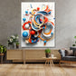 Abstrakt Beautiful Colour White Wandbild Kunstwerk