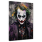 Wandbild Kunstwerk abstrakt Joker frontal Colour Style
