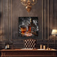 Abstrakt Whiskey Jack Wandbild Kunstwerk