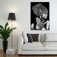 Afrikanische Frau Black Style Wandbild Kunstwerk