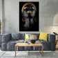 Afrikanische Frau Black Women Gold Style Wandbild Kunstwerk