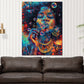 Afroamerikanische Frau Seifenblasen Wandbild Kunstwerk