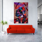 Wandbild Kunstwerk The Dark Side Abstract Pop Art