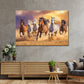 Wandbild Kunstwerk galoppierende Pferde Freiheit Kraft Natur modern