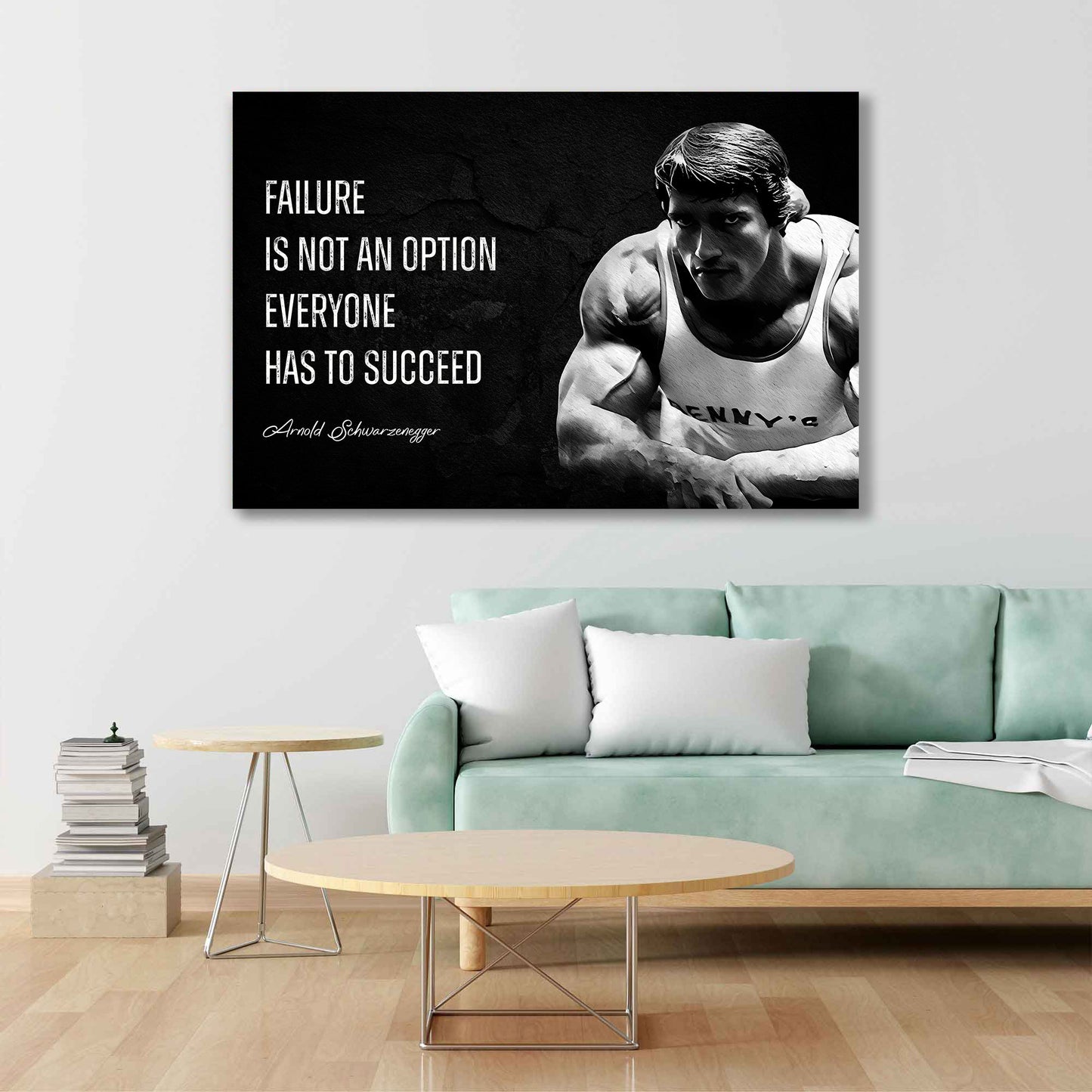 Arnold Style Zitat Motivation Bodybuilding Wandbild Kunstwerk