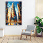Wandbild New York Skyline Wall Street Finanzviertel modern