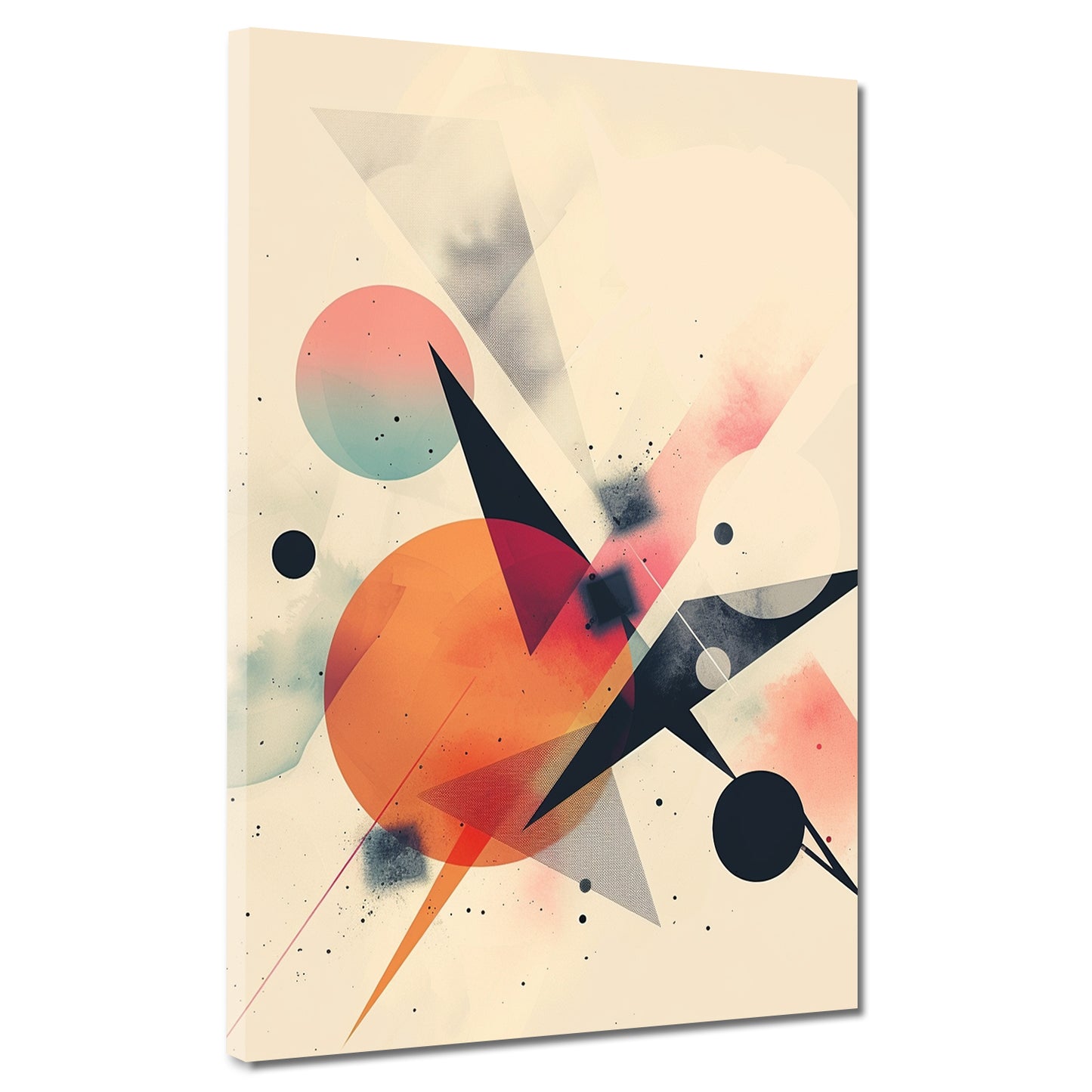 Abstrakt Geometrie modern Wandbild Kunstwerk