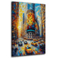 Wandbild New York Wall Street Börse moderne Stadt Szene
