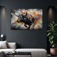 Abstrakt Bulle kraftvoll Pop Art Bewegung und Energie Wandbild
