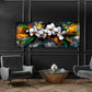 Abstrakt Orchideen Malerei Pop Art Wandbild