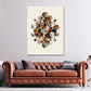 Minimalismus Abstrakte 3D Komposition Vintage Wandbild