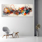 Abstrakte Farbexplosion Linien in Bewegung Design Wandbild