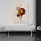 Abstrakte Komposition Minimalismus Farben und Balance Wandbild