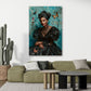 Afrikanische Frau Porträt elegant Mode Luxus Wandbild