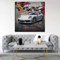 Auto Pop Art Porsche Turbo Wandbild