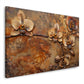 Blumen Gold Malerei warm im modernen Stil Wandbild