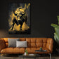 Bulle in Gold Aktienmarkt Wachstum Business Power Wandbild