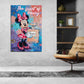 Pop Art Minnie Parfüm Scent of Luxury Wandbild
