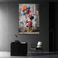 Pop Art Comic Maus Gaffiti mit Ballons Wandbild