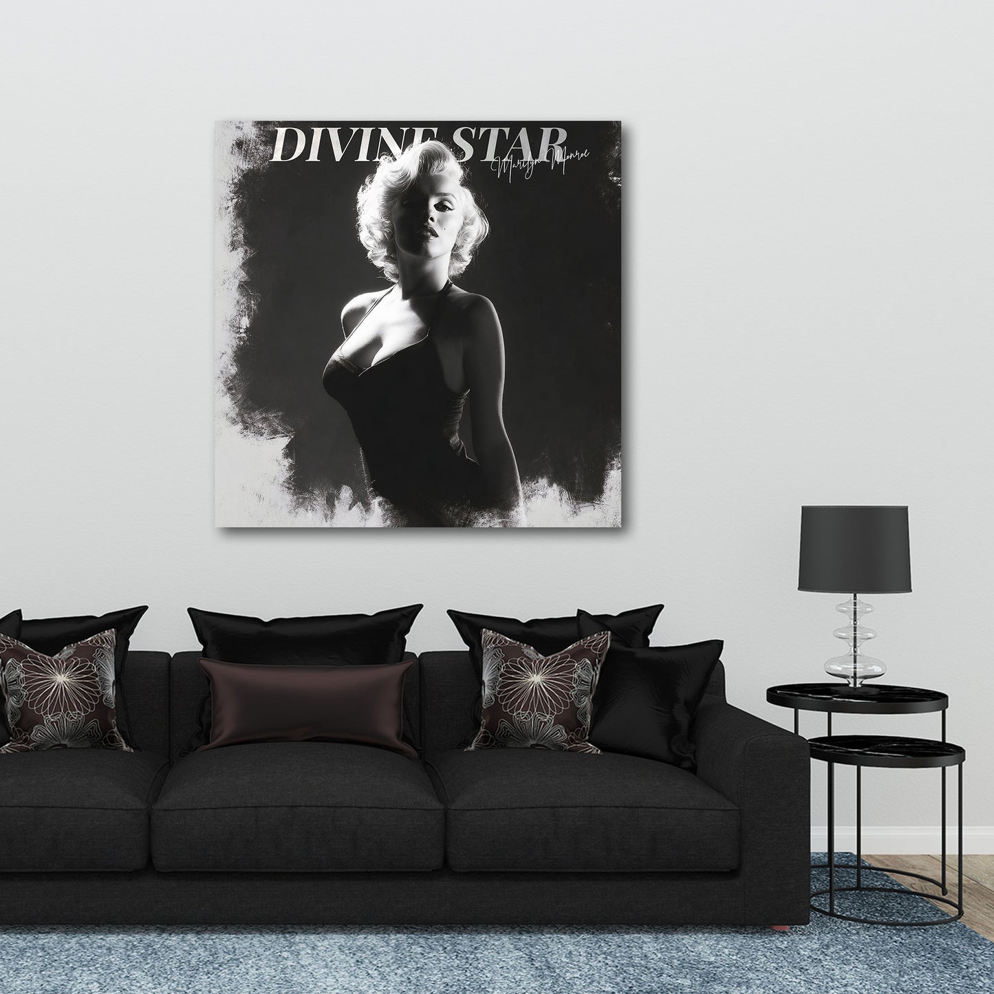 Diva Marilyn Eleganz Retro Star Ausstrahlung Wandbild
