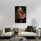 Duck als Gangster mit Reichtum Dollar Motivation Wandbild